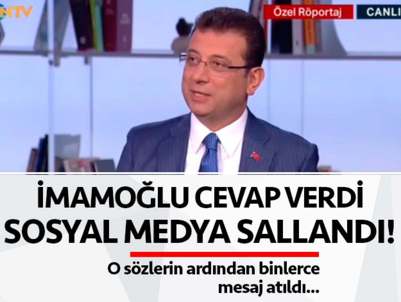 Ekrem İmamoğlu'nun Okan Müderrisoğlu'na verdiği cevap olay oldu!