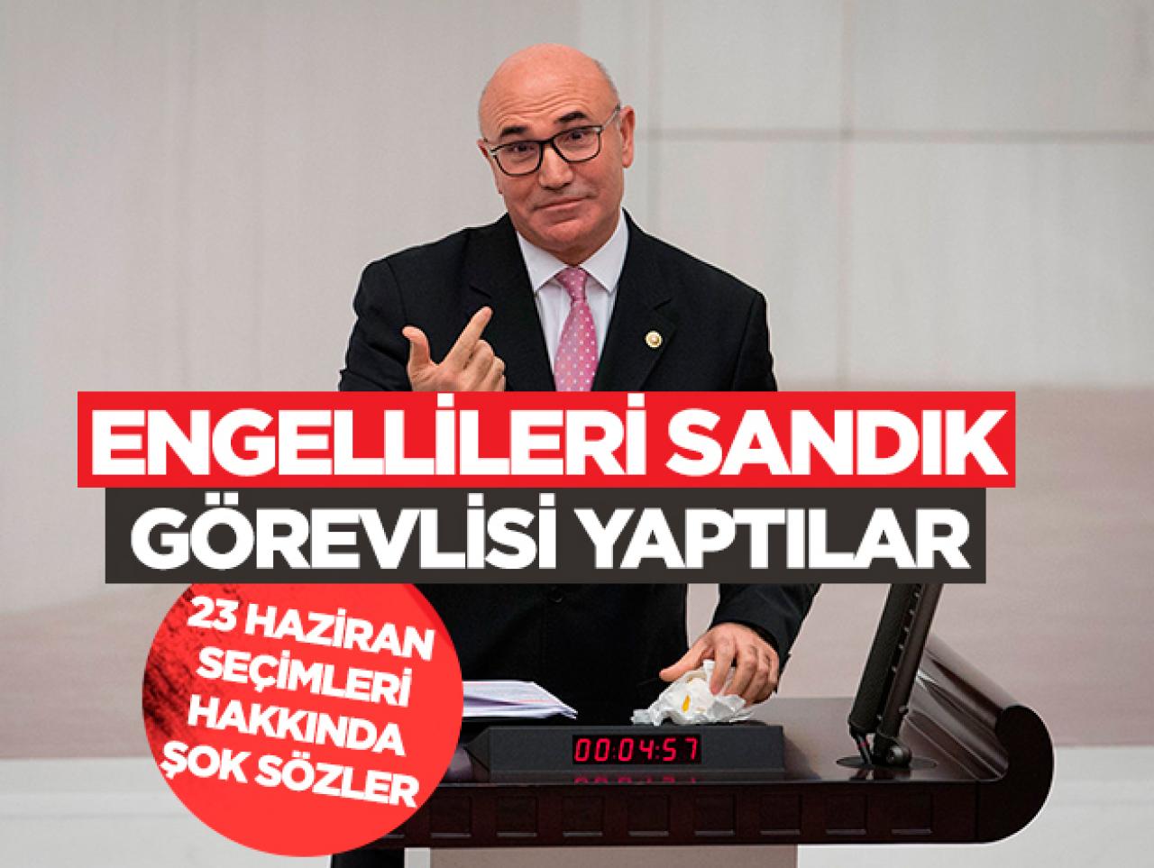 Engellileri sandık görevlisi yaptılar