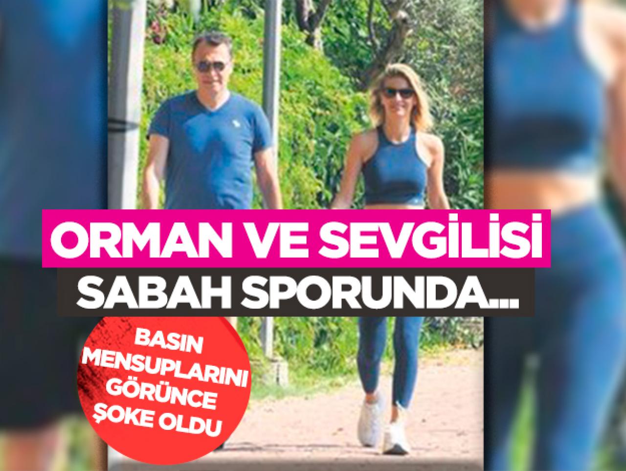 Fikret Orman ve Tuğba Coşkun sabah sporunda görüntülendi