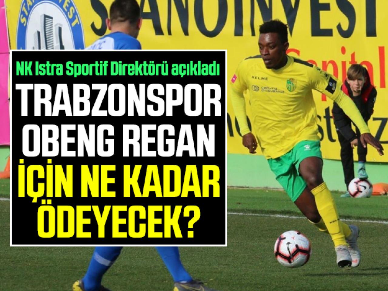 NK Istra 1961'den Obeng Regan açıklaması