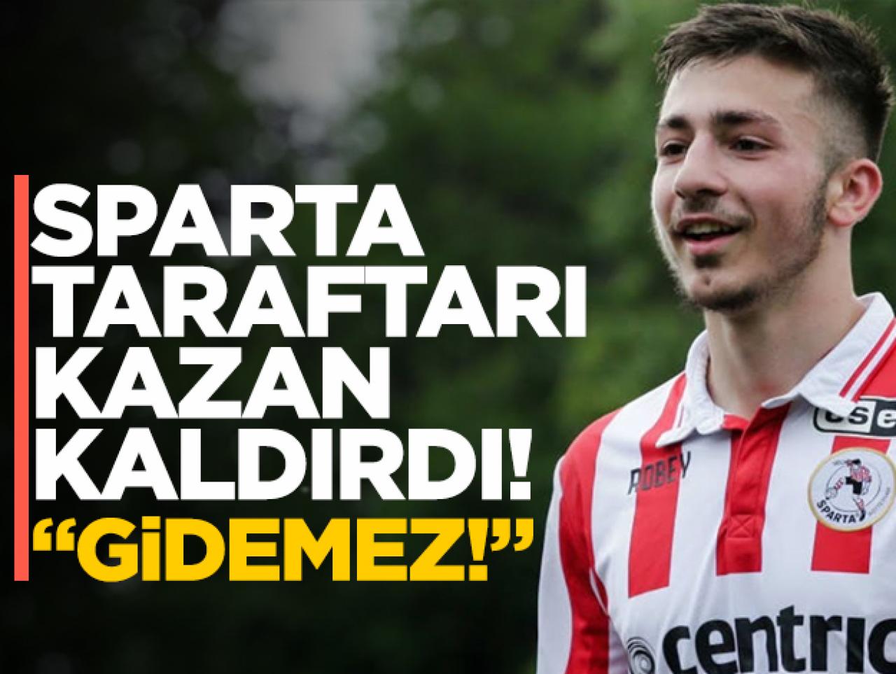 Sparta Rotterdam taraftarı Halil Dervişoğlu için kazan kaldırdı: 'Gidemez!'