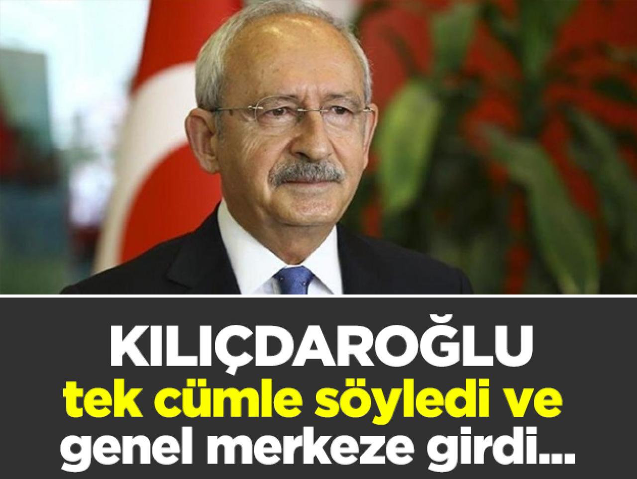 Kılıçdaroğlu CHP Genel Merkezi'nde