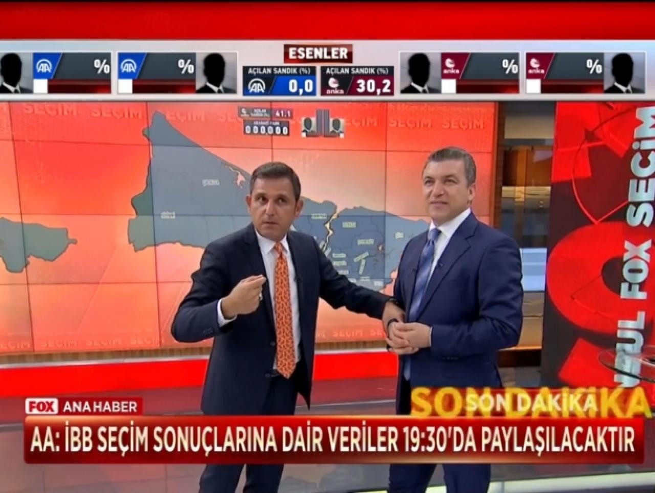 23 Haziran FOX TV Seçim Özel Fatih Portakal İsmail Küçükkaya Canlı yayın izle