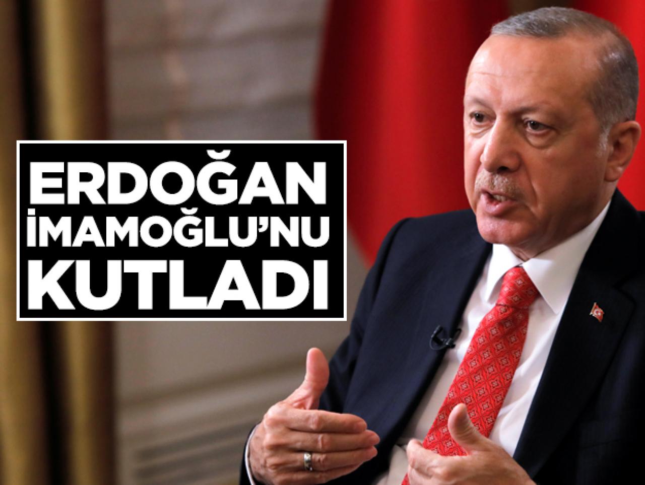 Cumhurbaşkanı Erdoğan'dan İmamoğlu'na tebrik