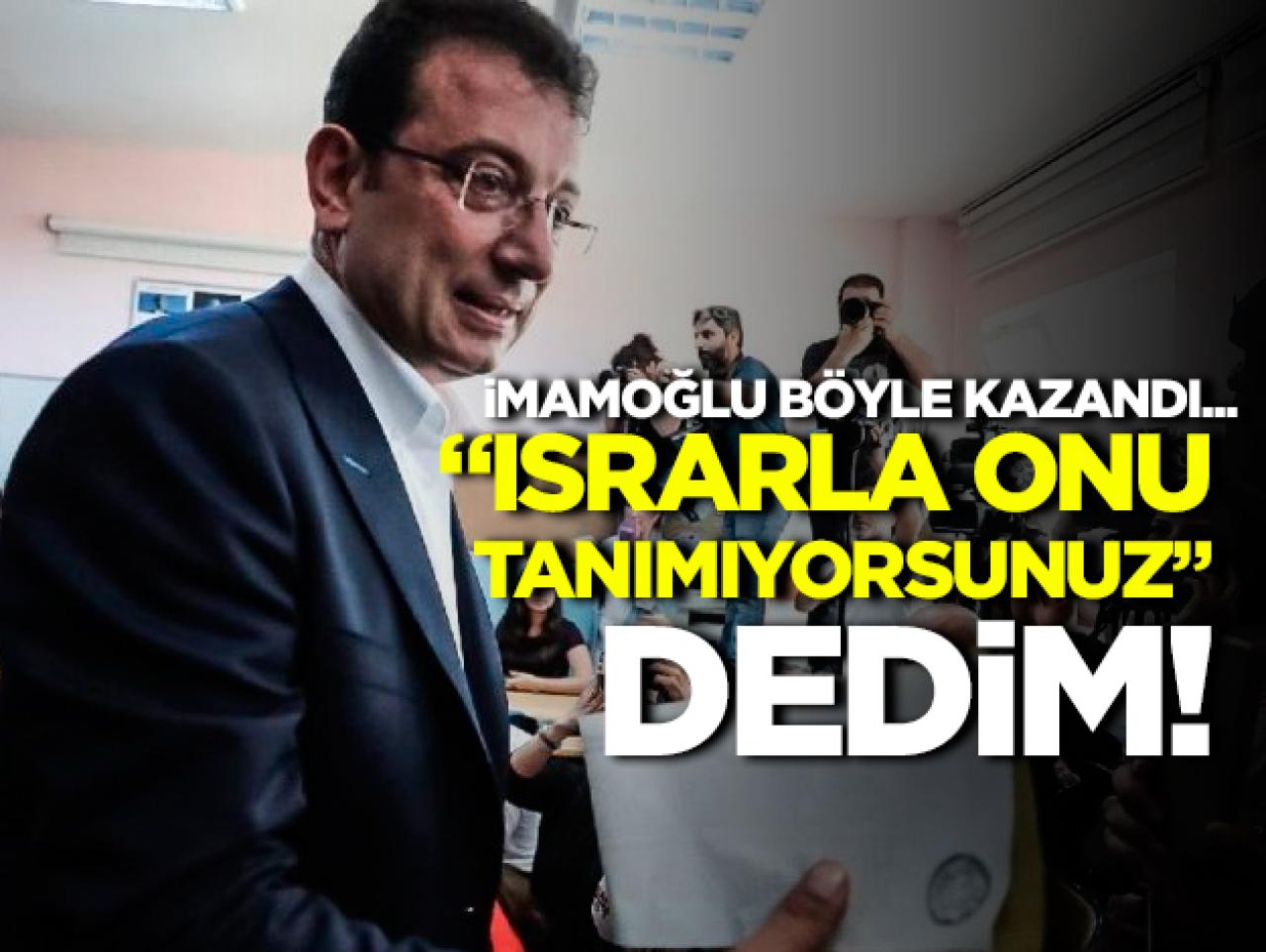 Ali Tarakçı Ekrem İmamoğlu'nun zafer ve AK Parti'nin kaybetme nedenlerini açıkladı