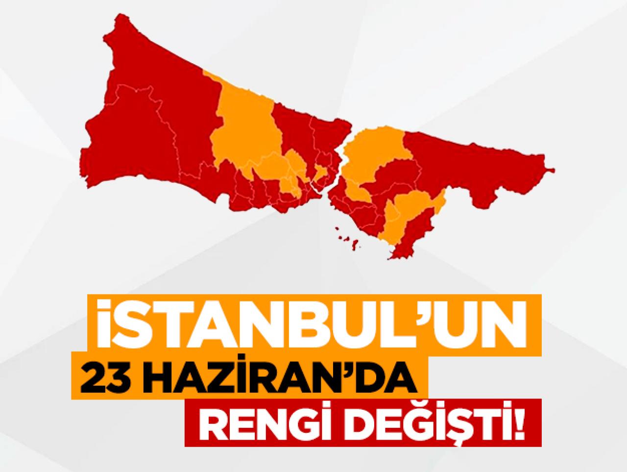 İstanbul'un rengi değişti