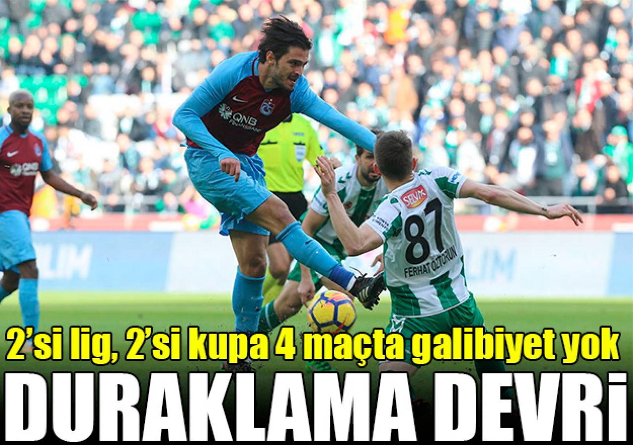 Trabzonspor durdu!