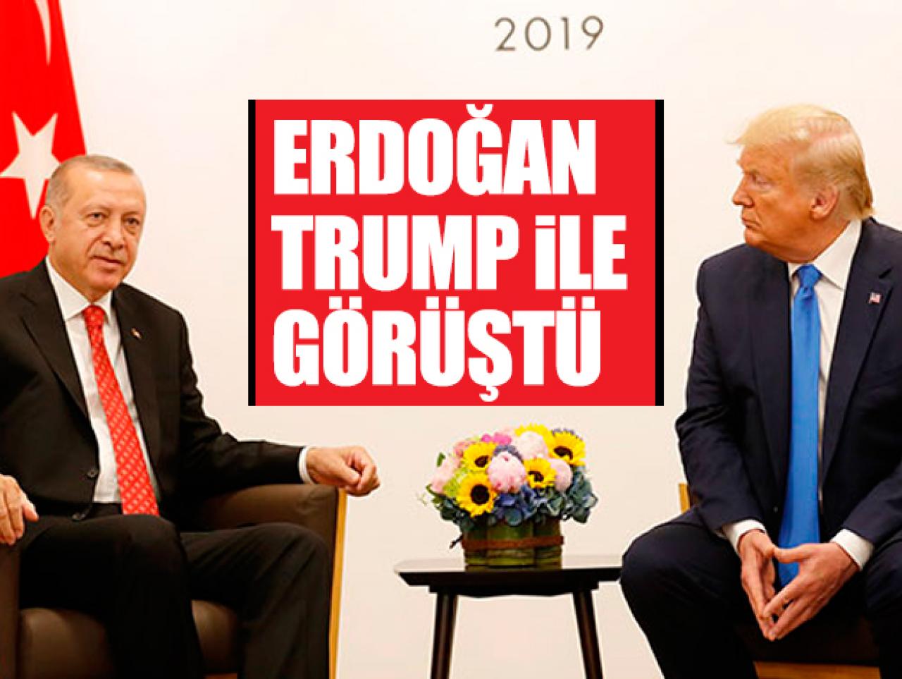 Cumhurbaşkanı Erdoğan ABD Başkanı Trump ile görüştü