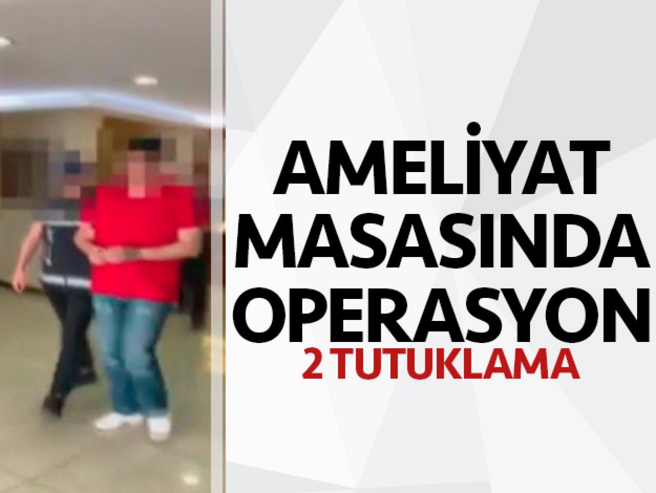 Ameliyat masasında operasyon