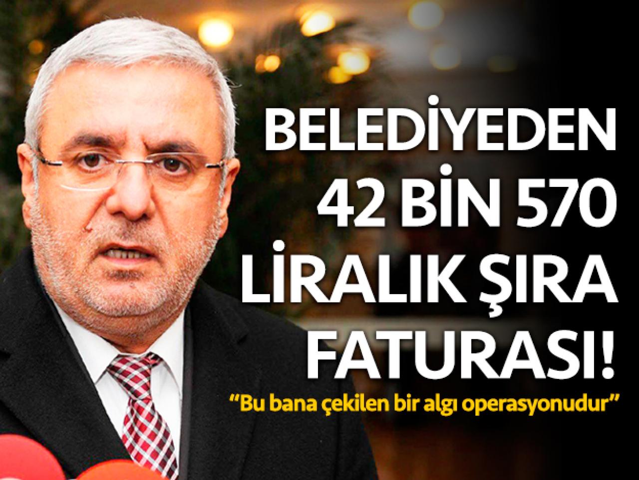 Misafirlerine belediye bakmış! 42 bin 570 liralık şıra faturası