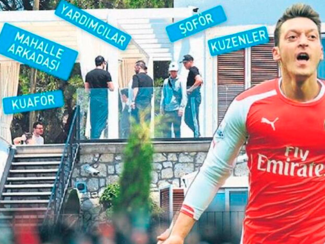 Mesut Özil kimsenin elini cebine attırmıyor!