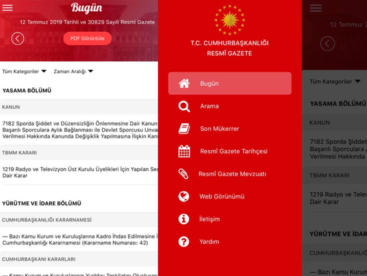 Resmi Gazete artık App Store ve Google Play'de