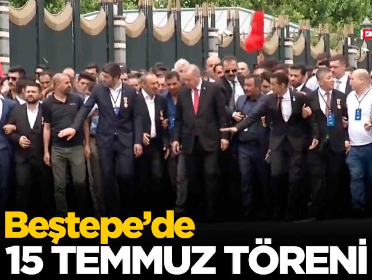 Beştepe'de 15 Temmuz töreni