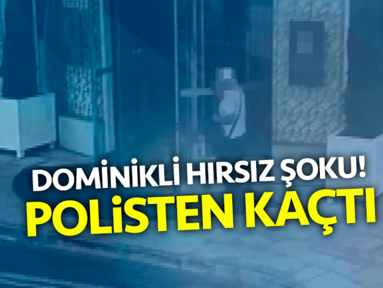 Dominik'ten geldi polisten kaçtı