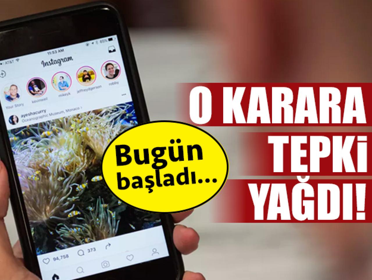 Instagram beğeni sayısını kaldırınca tepkilerin hedefi oldu