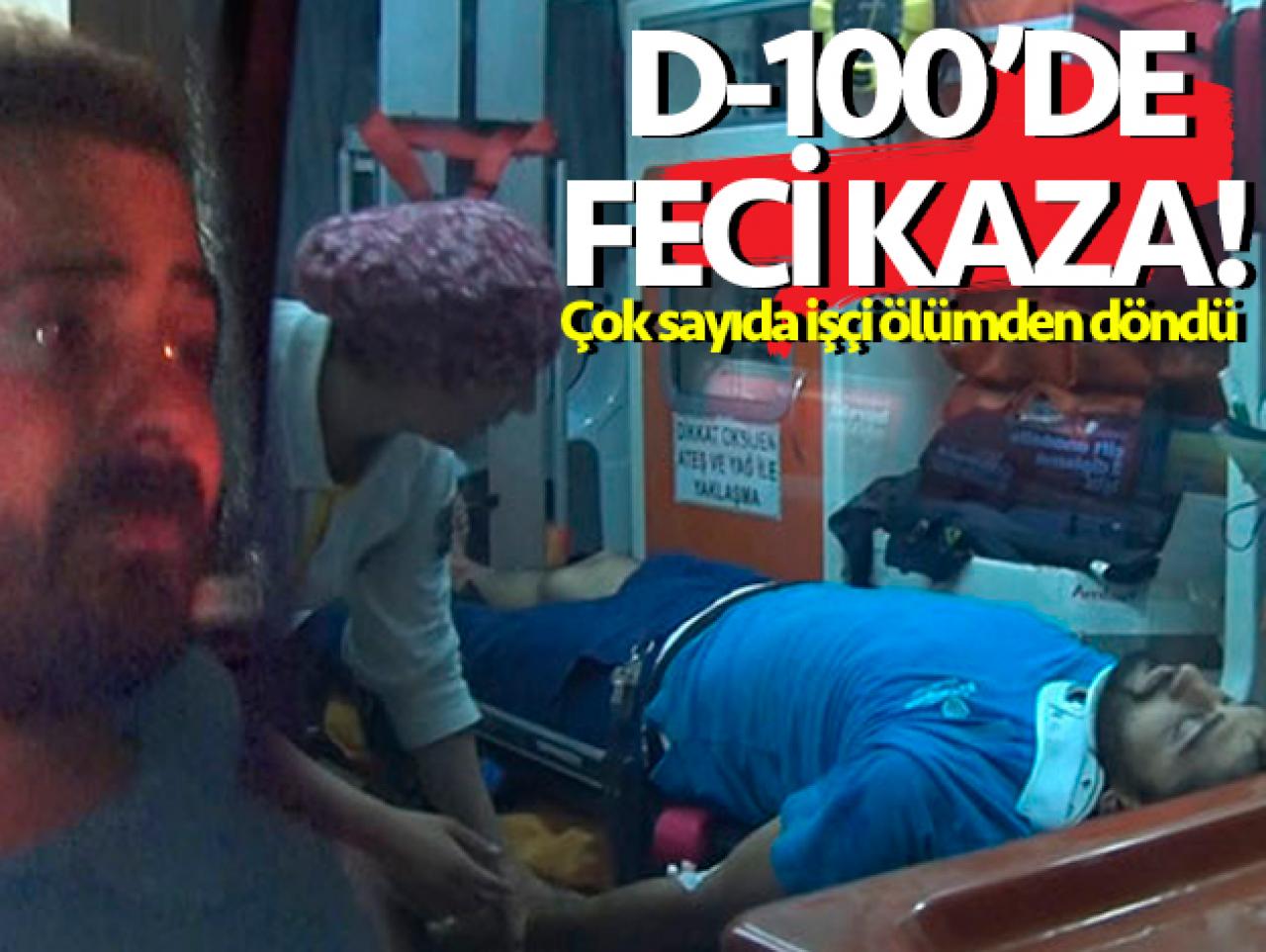 Bakırköy'de feci kaza! İşçiler ölümden döndü