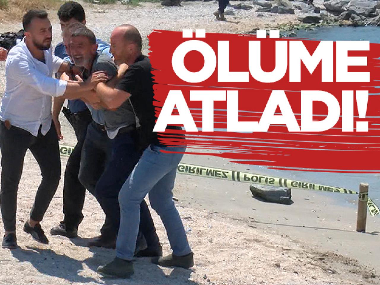 Ölüme atladı!