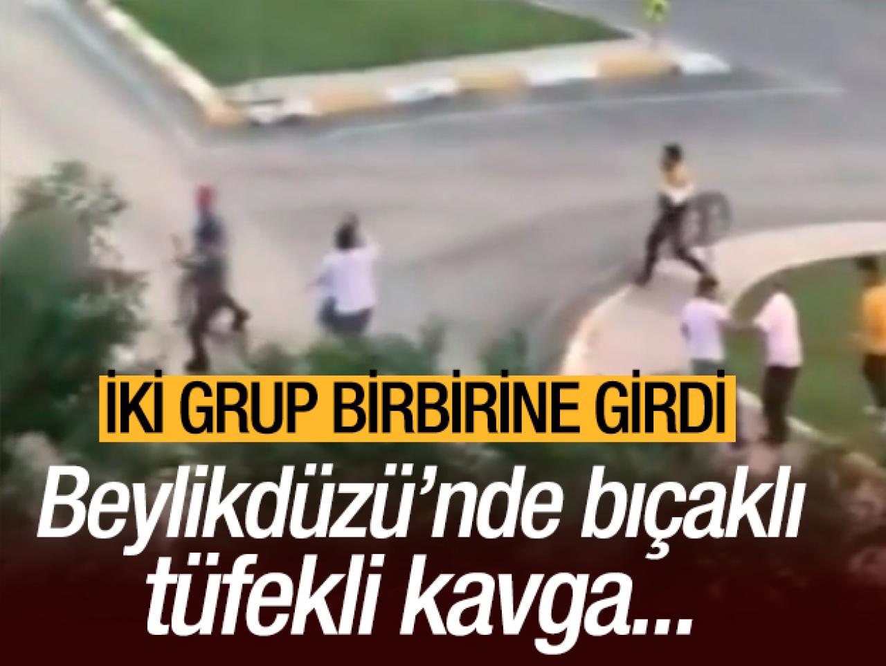 Beylikdüzü'nde bıçaklı tüfekli kavga