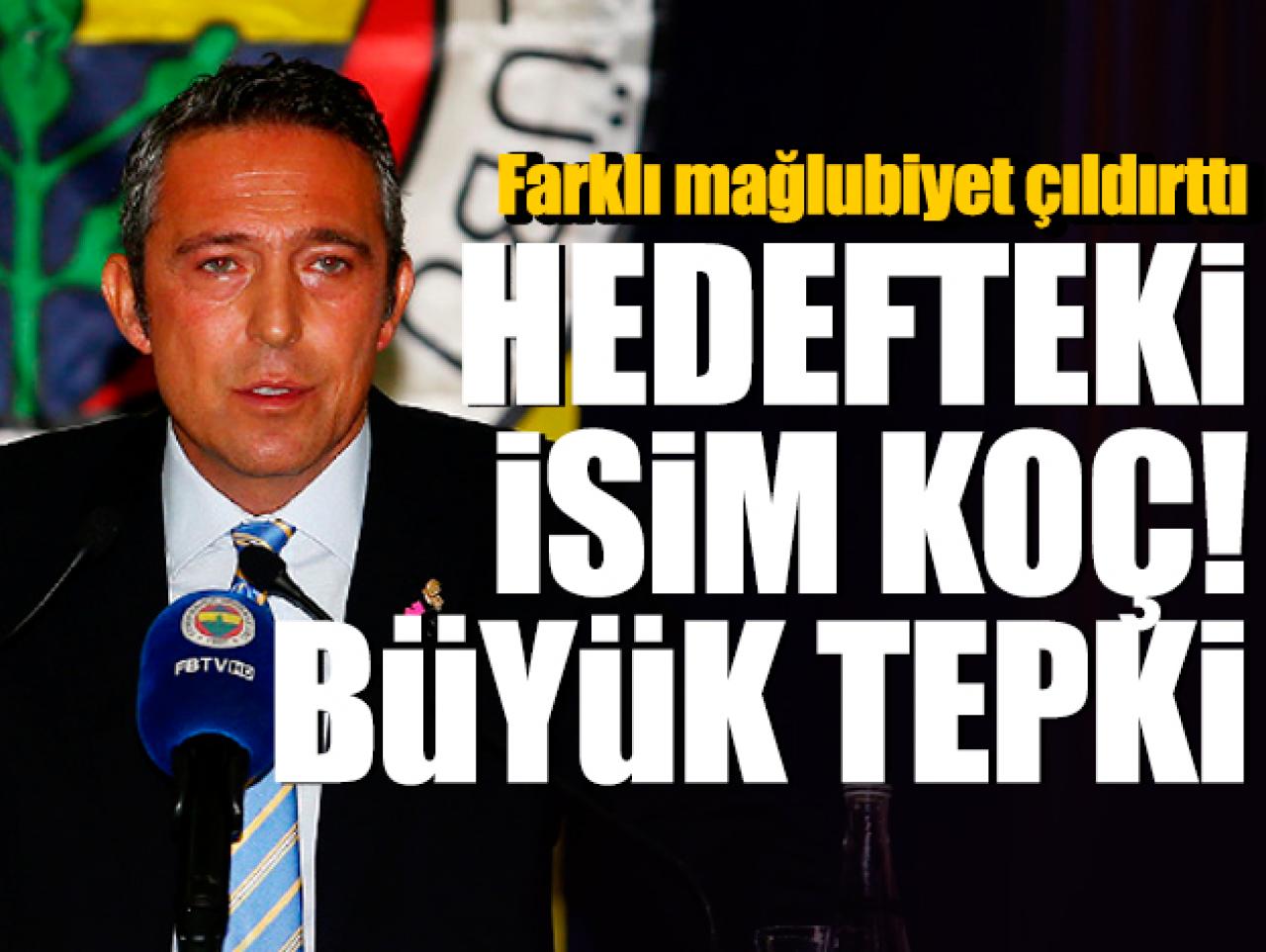 Fenerbahçe taraftarından Başkan Ali Koç'a büyük tepki: İstifa!