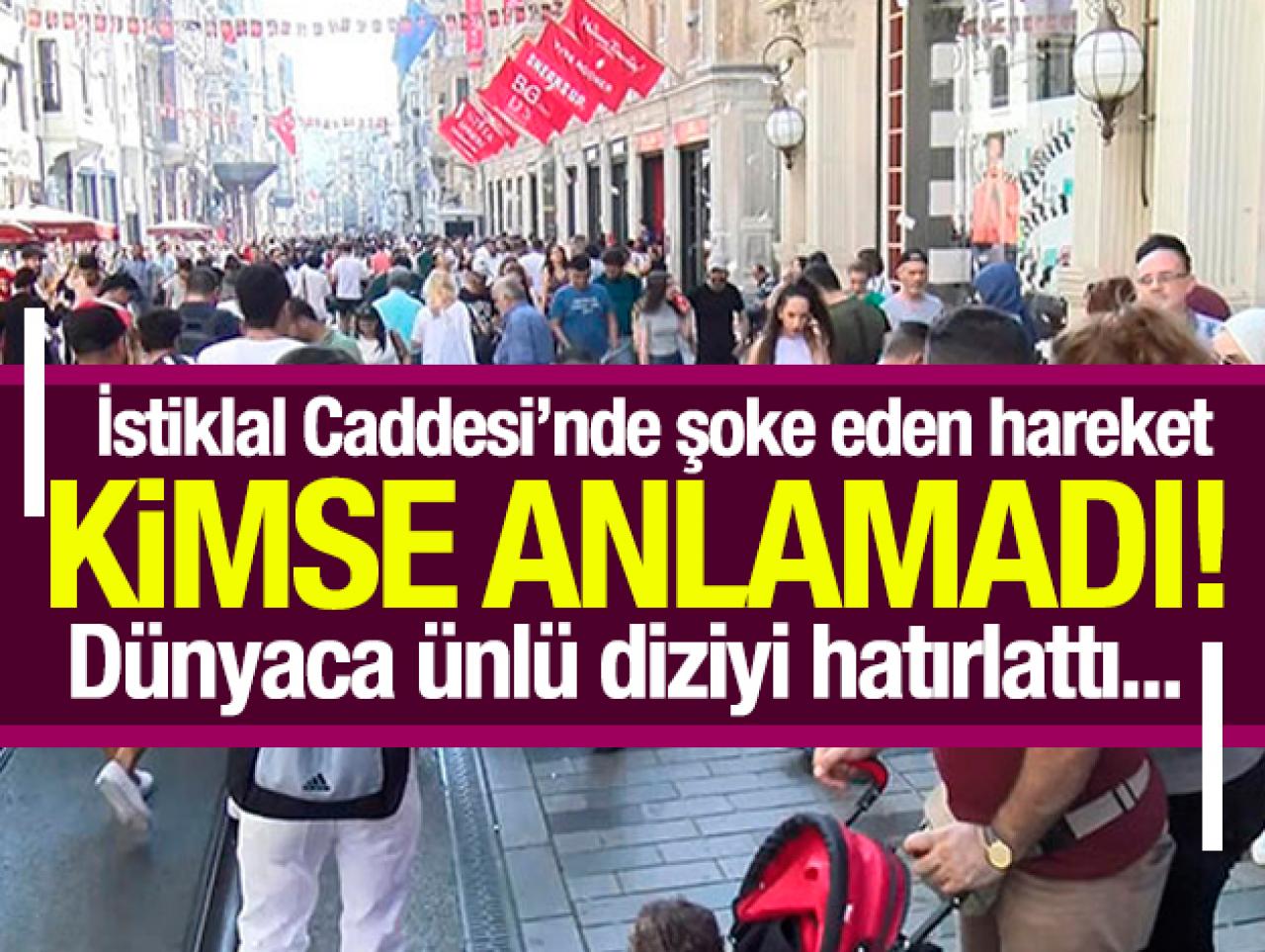 İstiklal Caddesi'nde para yağdı!