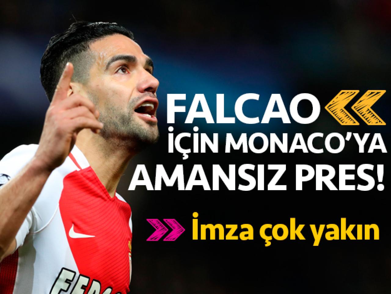 Falcao için imza yakın! Monaco'ya amansız pres