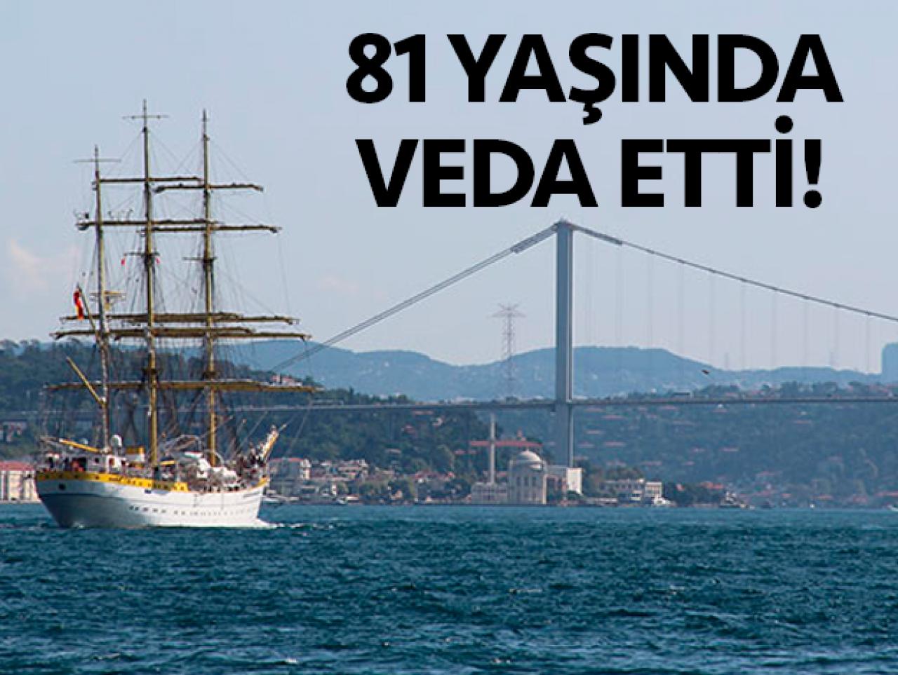 81 yaşındaki Romen askeri gemisi İstanbul'a veda etti