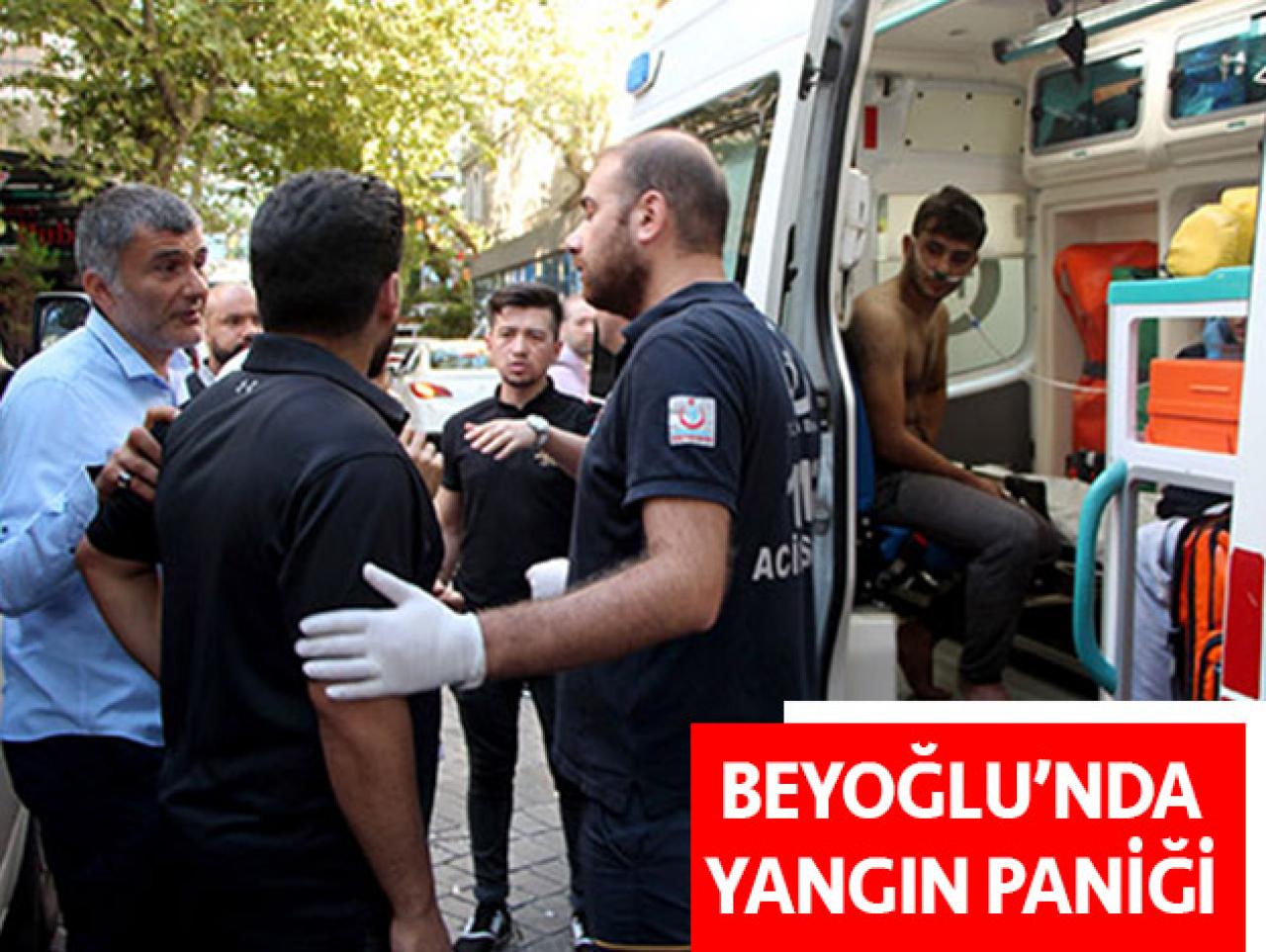 Beyoğlu'nda yangın paniği