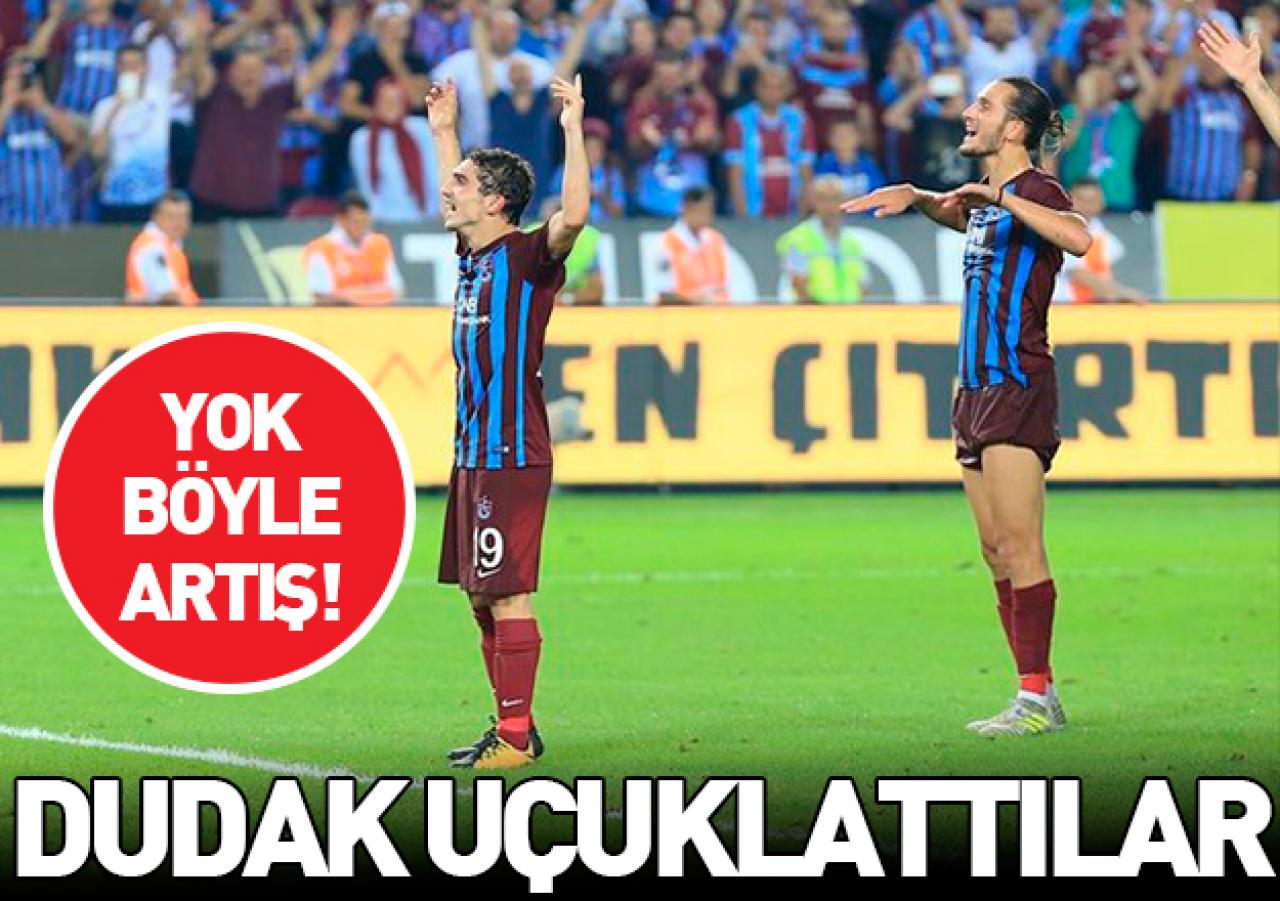 Trabzonspor'un iki yıldızının değerlerinde yüzde fahiş artış!