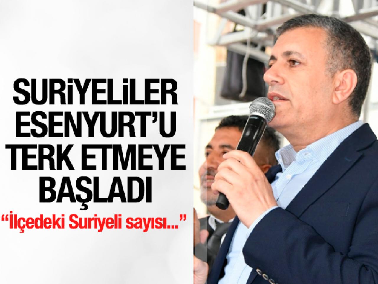 Suriyeliler Esenyurt'u terk etmeye başladı