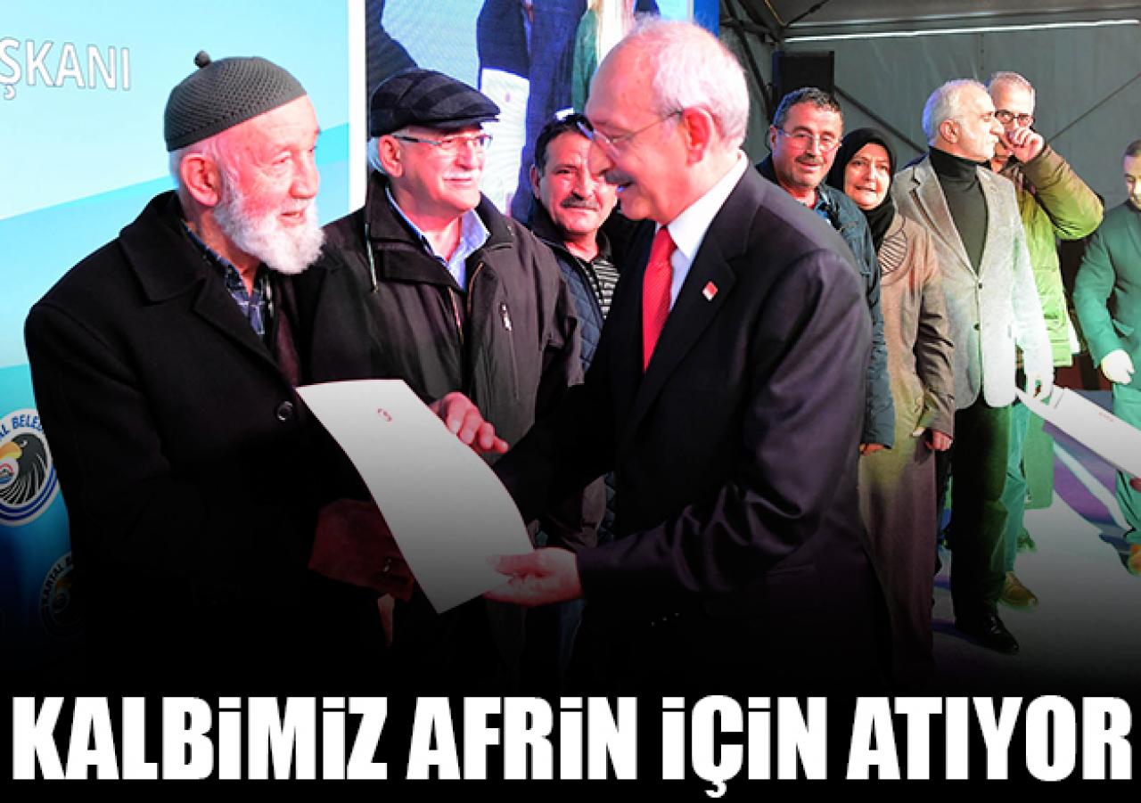 Kalbimiz Afrin için atıyor