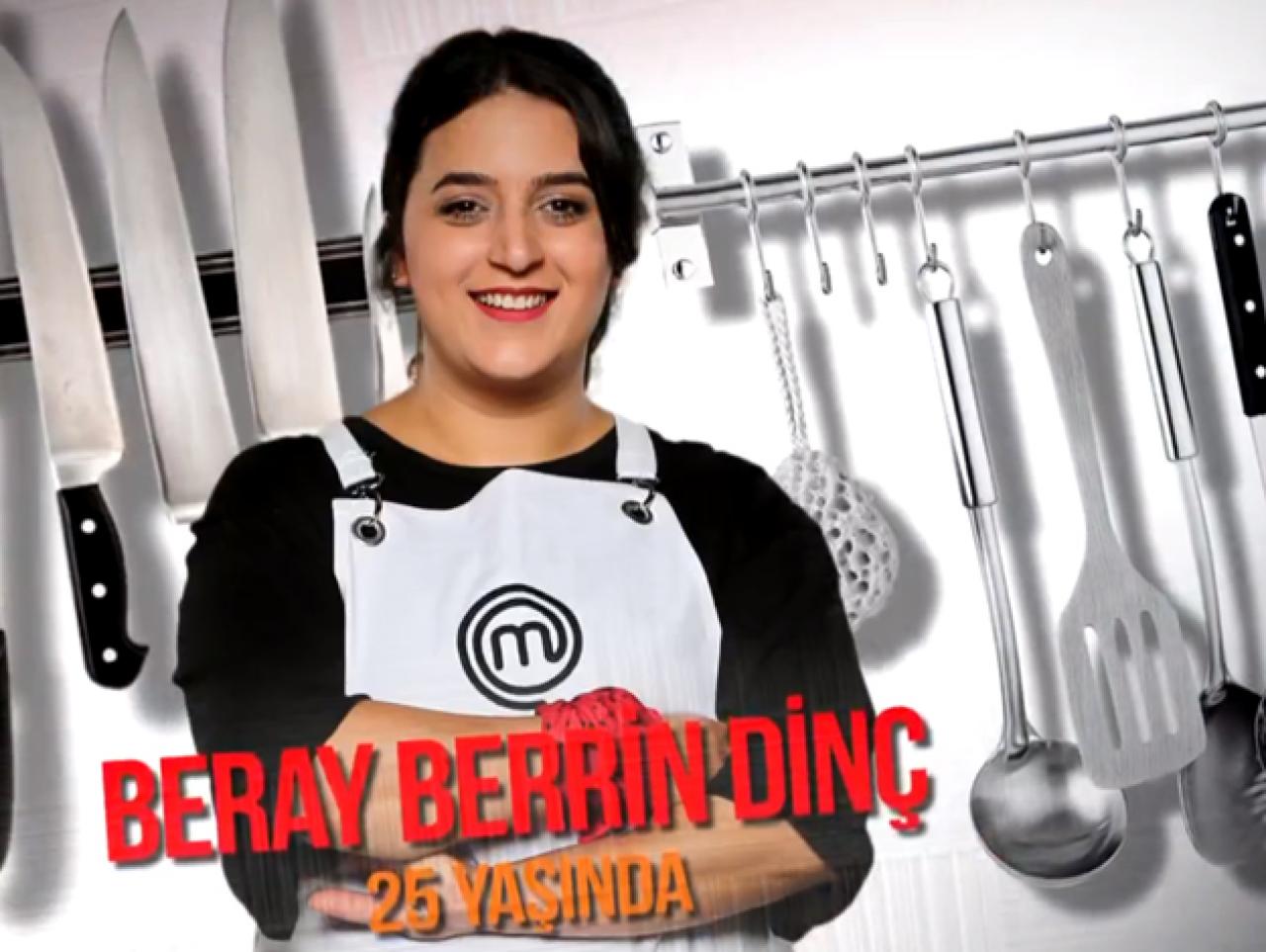 Masterchef Türkiye Beray Berrin Dinç kimdir? Kaç yaşında, nereli ve mesleği