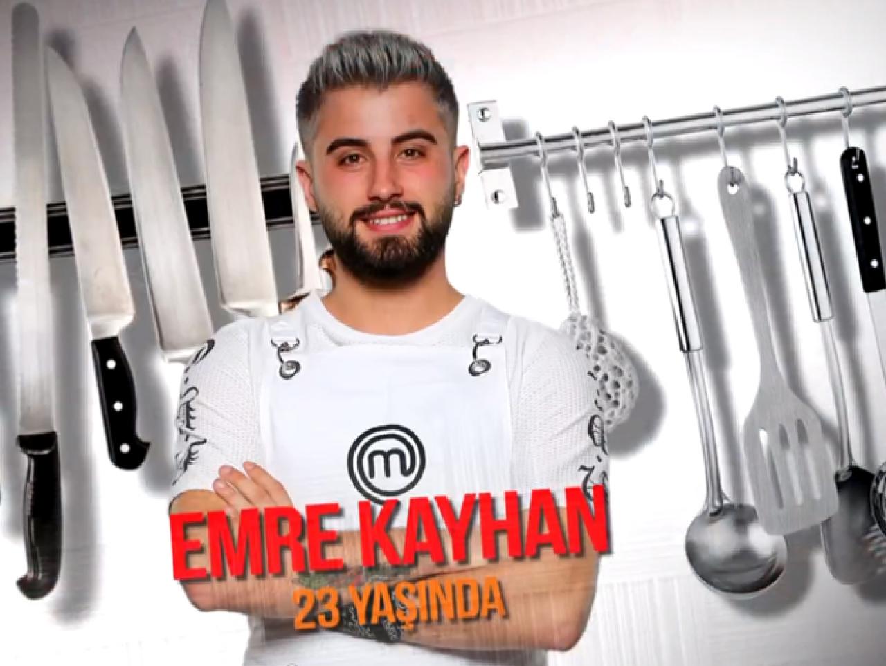 Masterchef Türkiye Emre Kayhan kimdir? Kaç yaşında, nereli ve mesleği