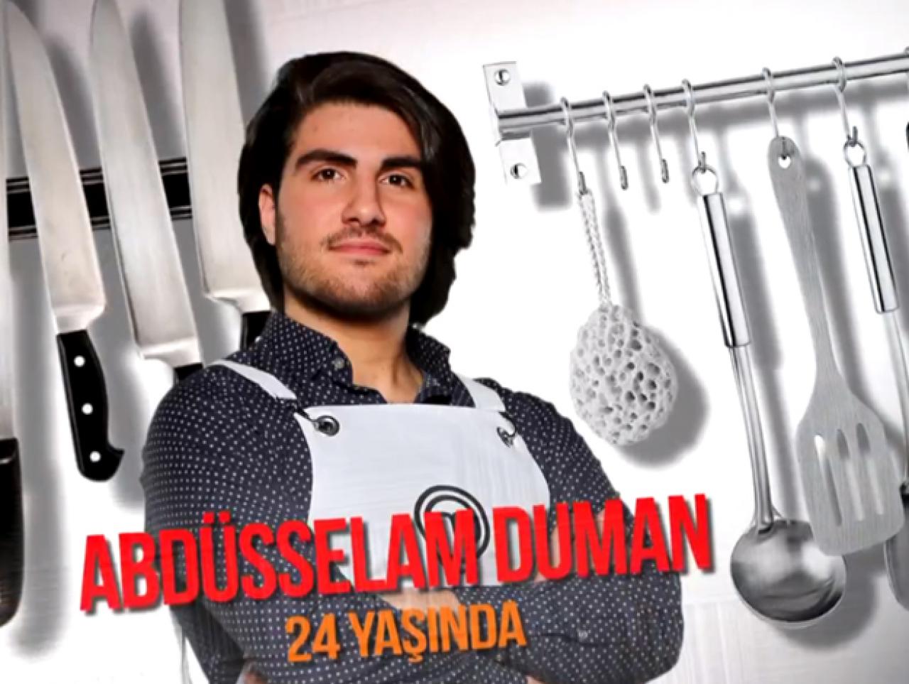 Masterchef Türkiye Abdüsselam Duman kimdir? Kaç yaşında, nereli ve mesleği