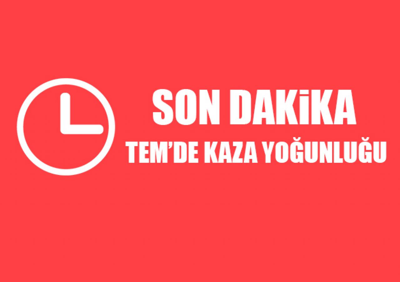 TEM'de kaza yoğunluğu