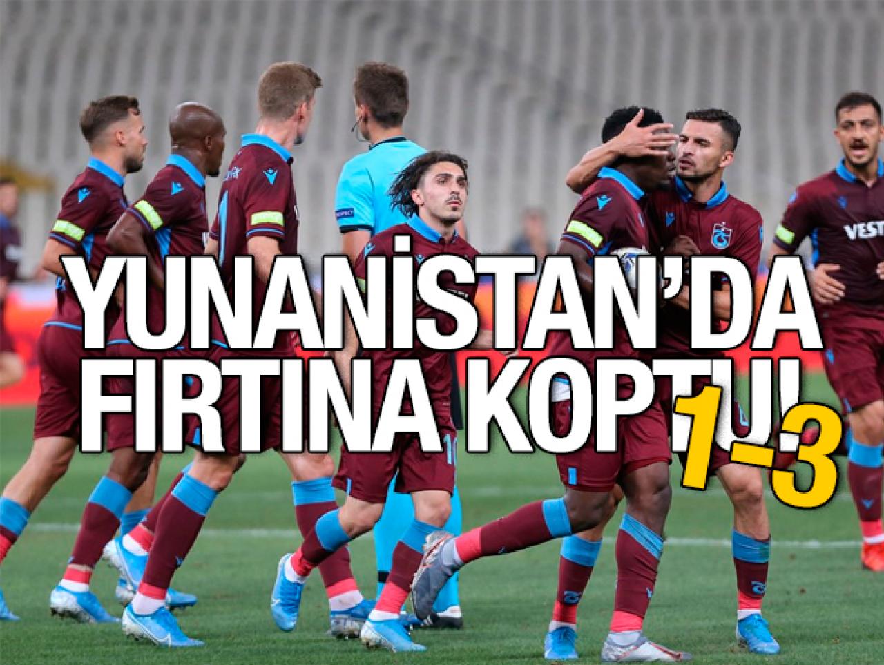 Yunanistan'da 'Fırtına' koptu: 1-3