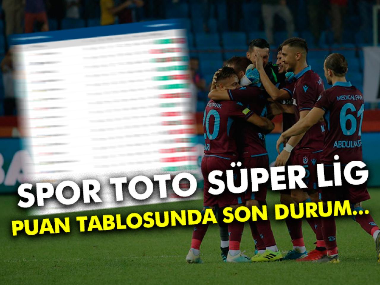 Spor Toto Süper Lig 2. hafta puan durumu - 3. hafta fikstürü