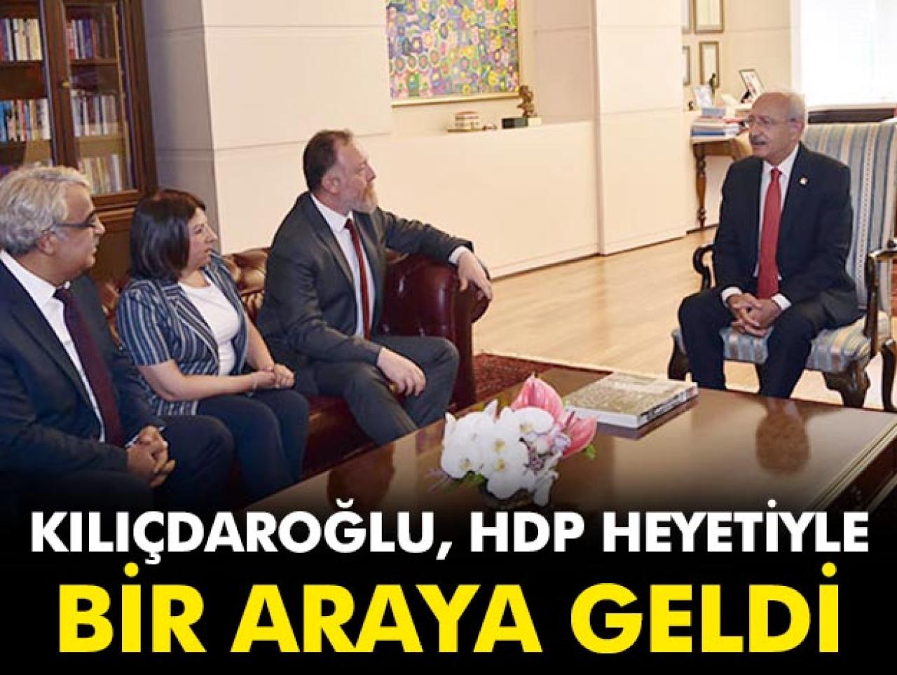 Kılıçdaroğlu, HDP heyeti ile bir araya geldi