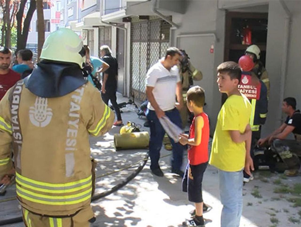 Bayrampaşa'da korkutan yangın