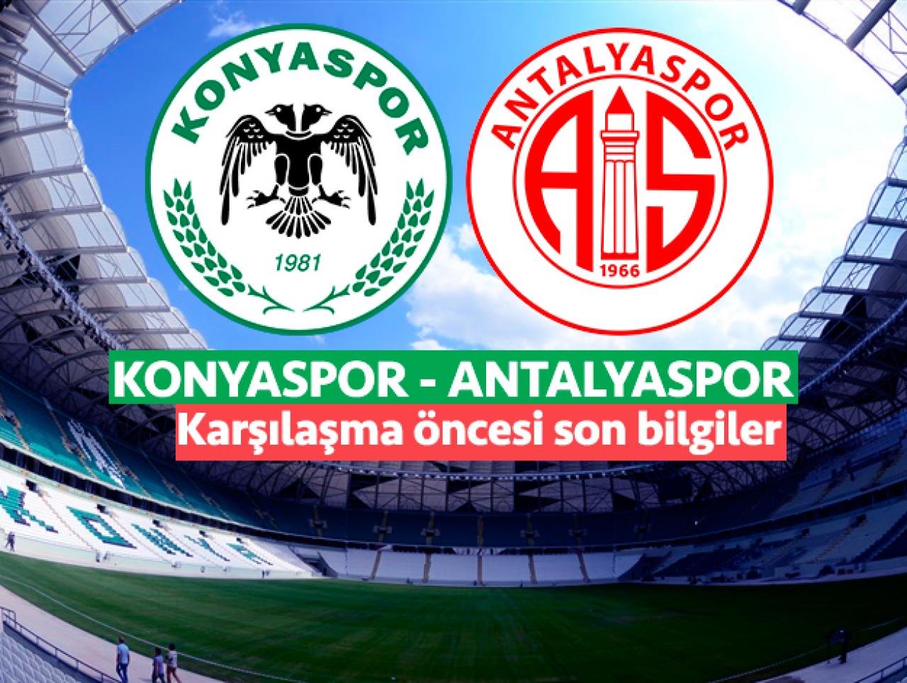 Konyaspor - Antalyaspor Süper Lig'de karşı karşıya geliyor