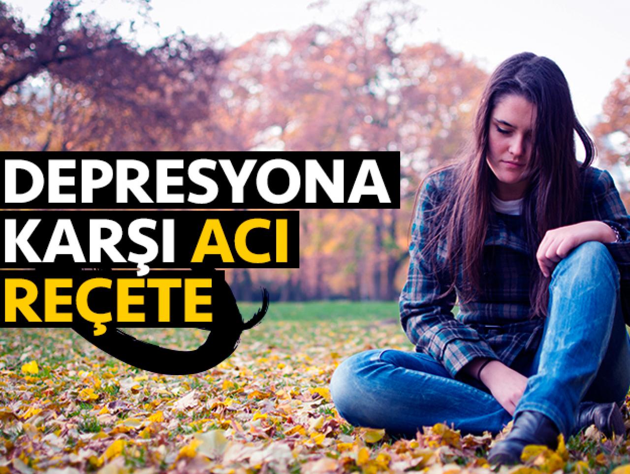 Depresyona karşı acı reçete