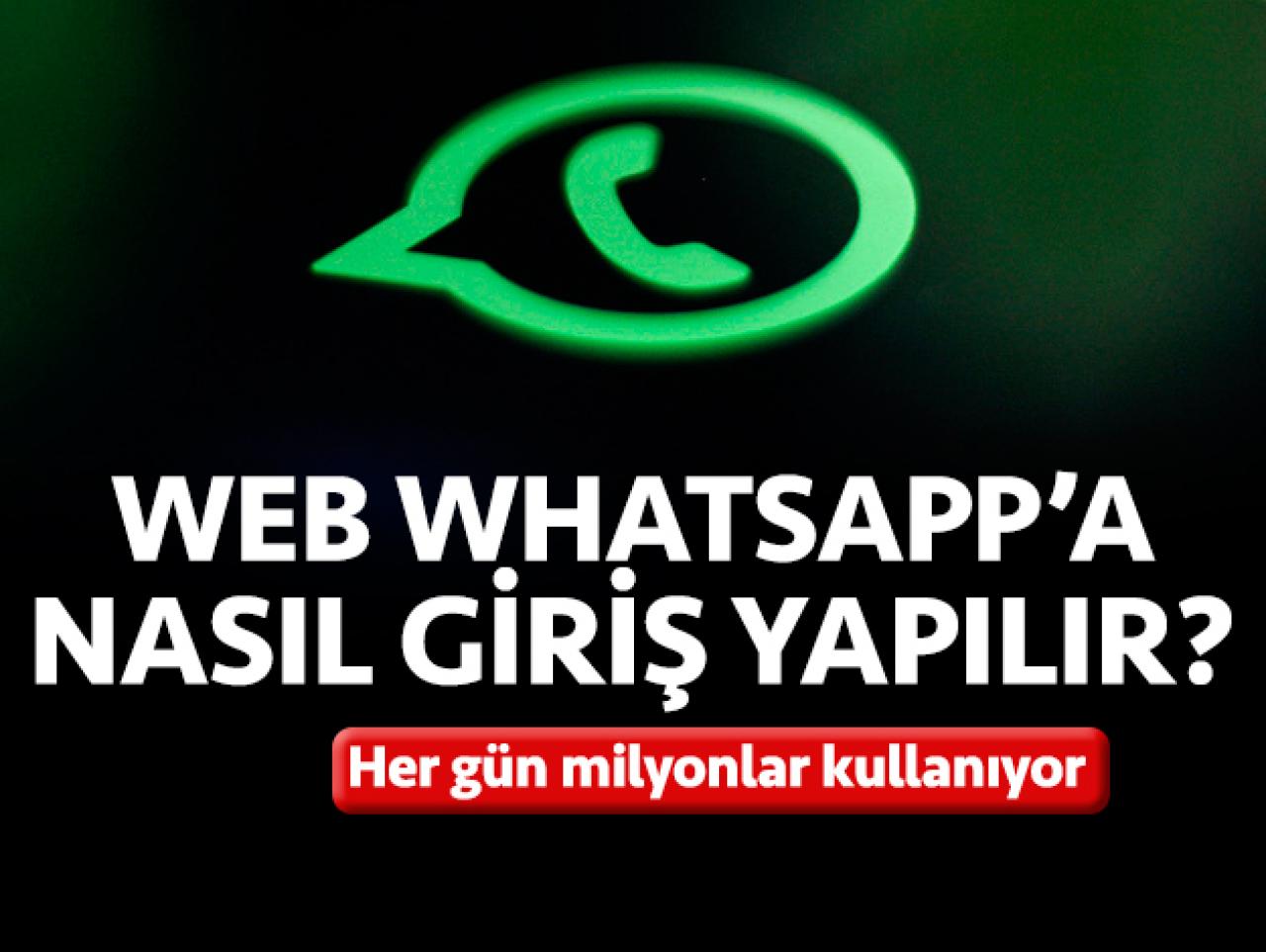 Web Whatsapp'a giriş! Whatsapp'ı internetten kullan