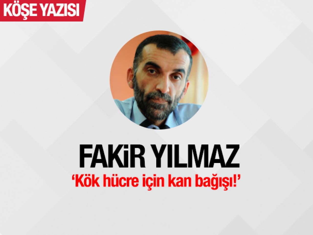 Kök hücre için kan bağışı!