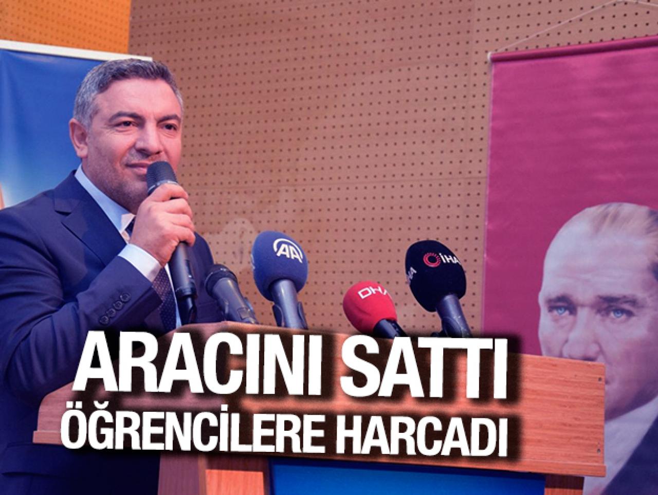 Makam aracını sattı öğrencilere harcadı