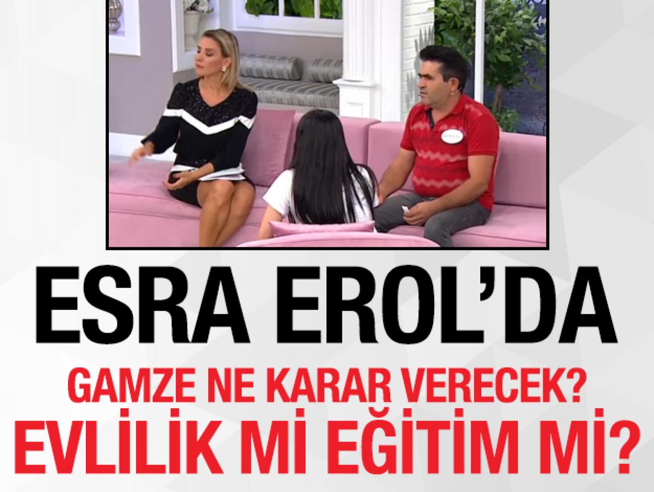 Esra Erol'da Gamze Zabun Ahmet Yılmaz ile evlenmek için sınava girmedi!