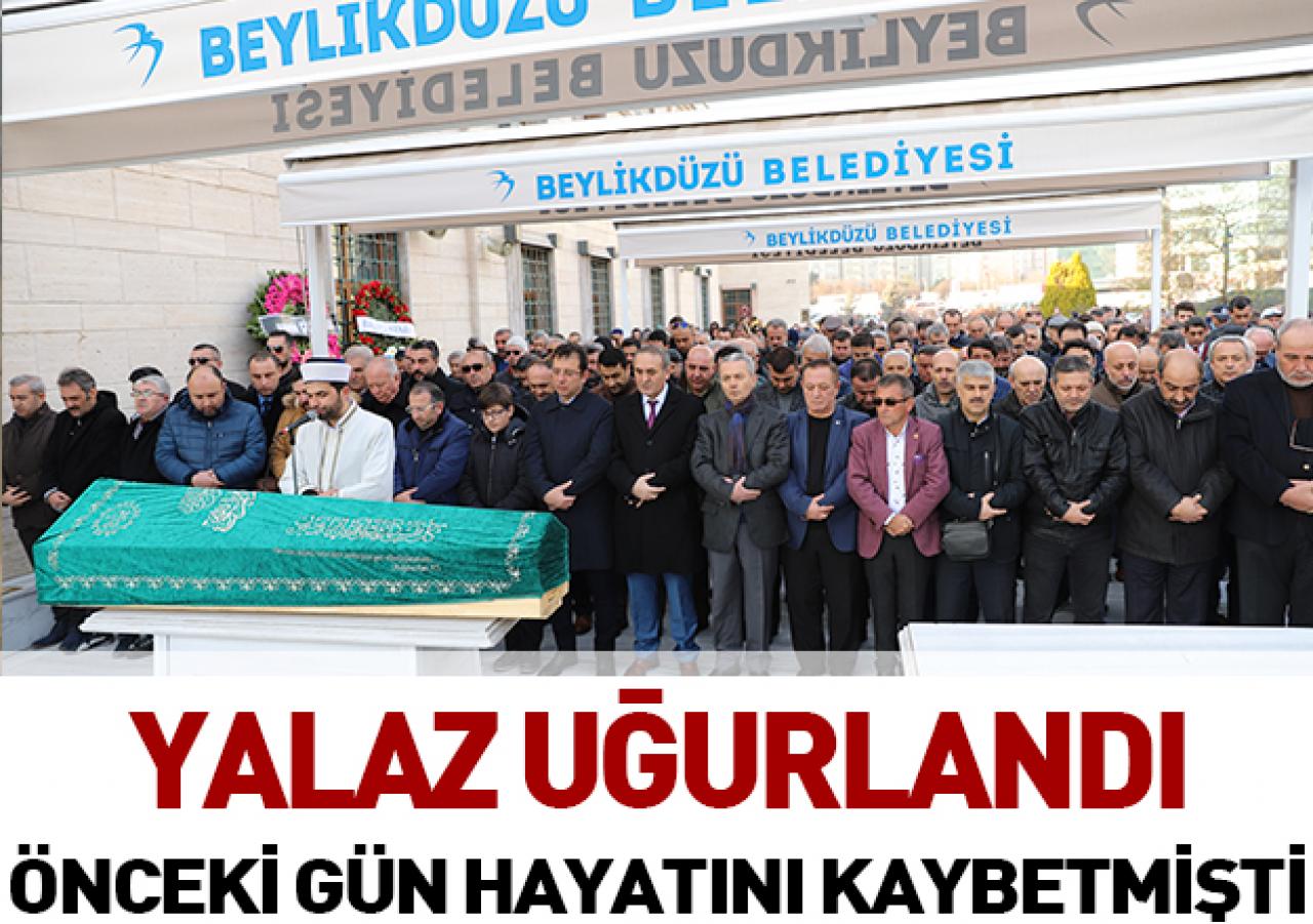 Yalaz uğurlandı