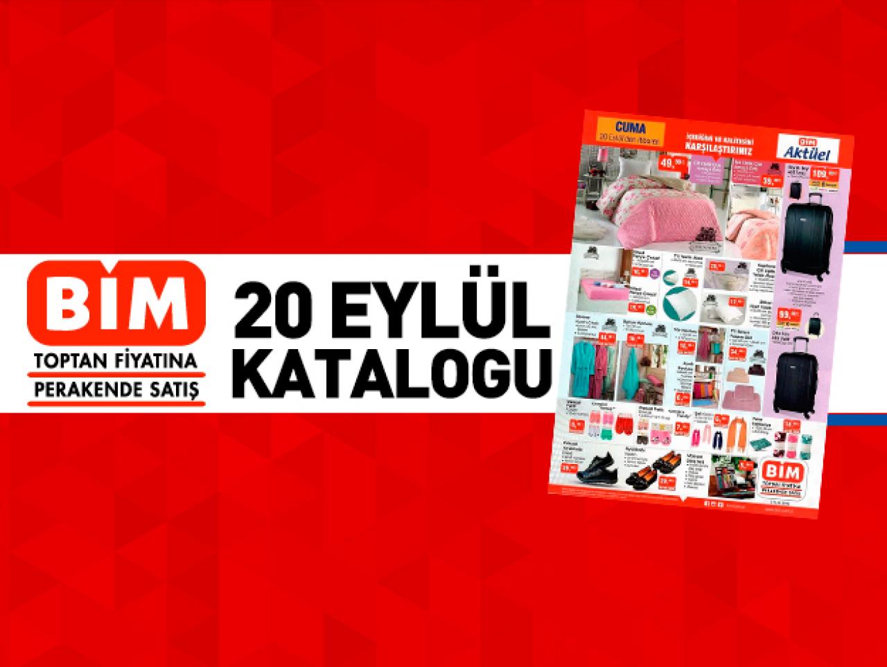 BİM 20 Eylül Cuma aktüel indirim katalogu - Bu hafta hangi ürünler indirimde