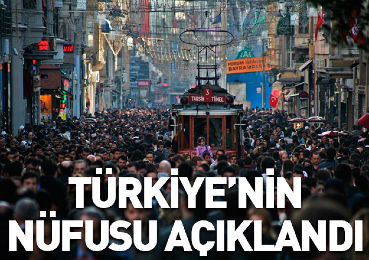 2018 Türkiye nüfusu kaç! Ülkede yaşayan insan sayısı açıklandı