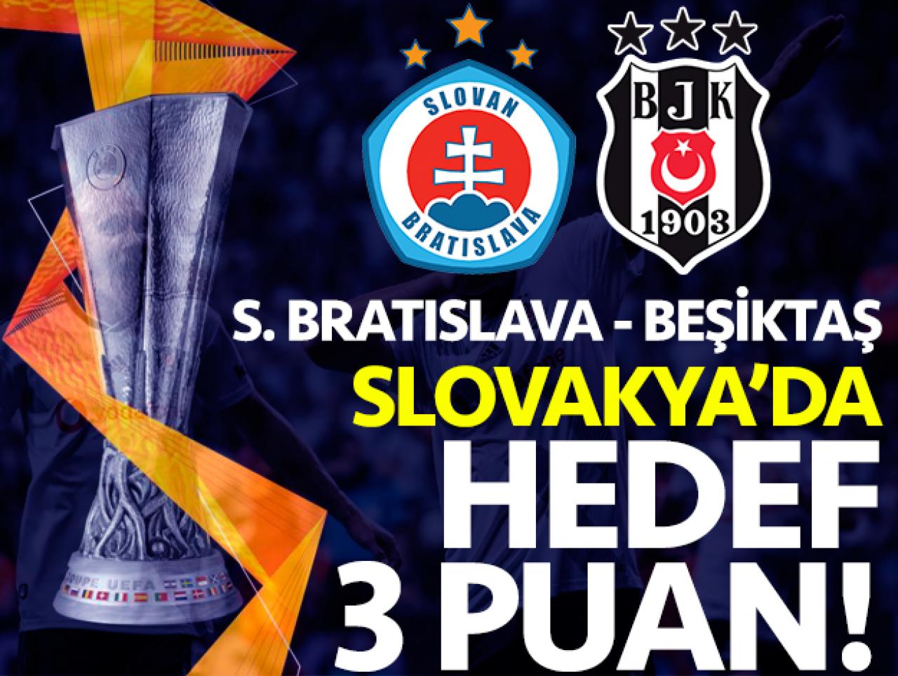 Slovan Bratislava - Beşiktaş UEFA Avrupa Ligi maçı saat kaçta ve hangi kanalda