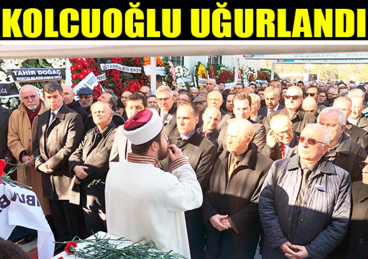 Kolcuoğlu uğurlandı