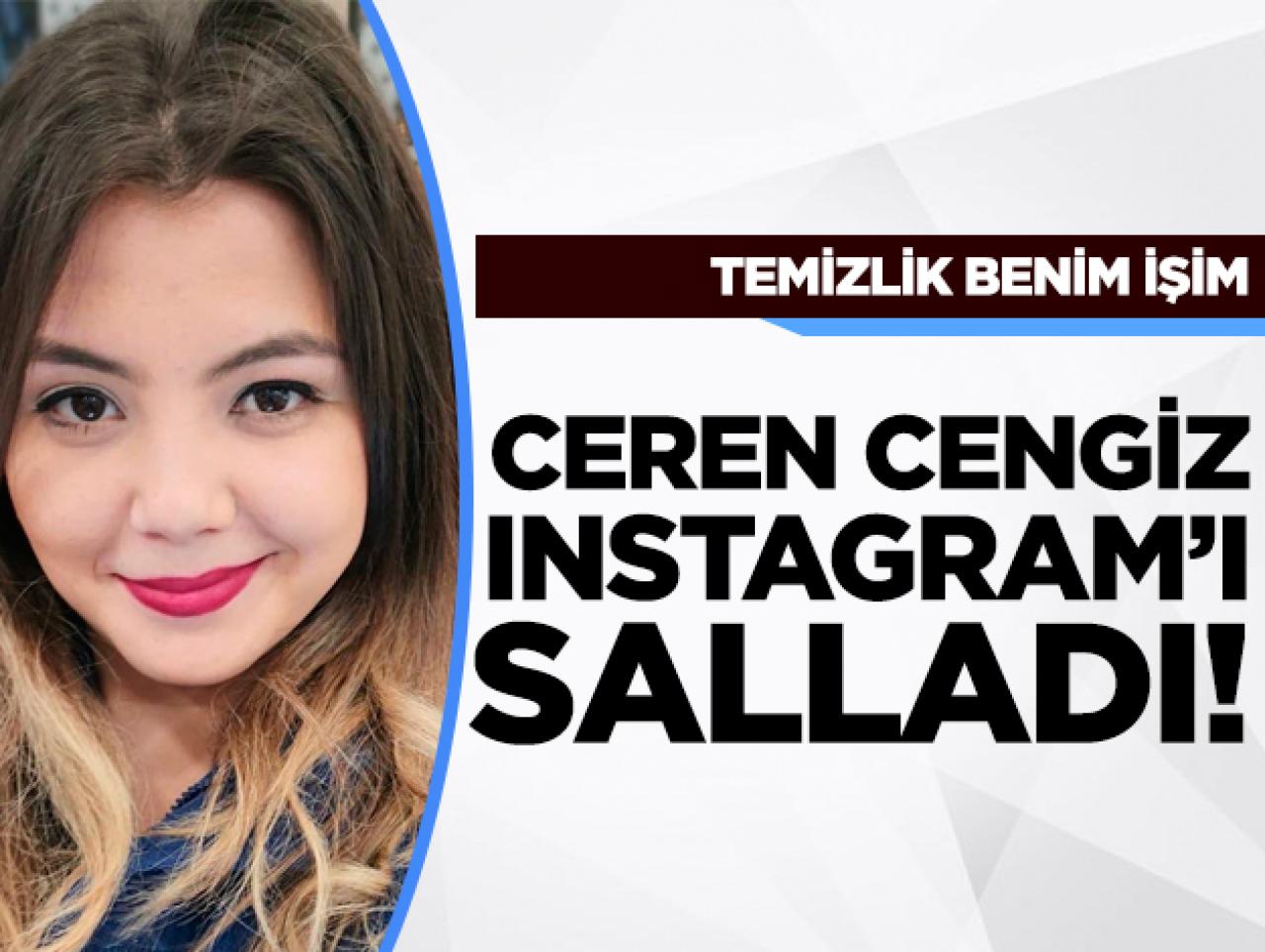 Temizlik Benim İşim Ceren Cengiz sosyal medyayı salladı